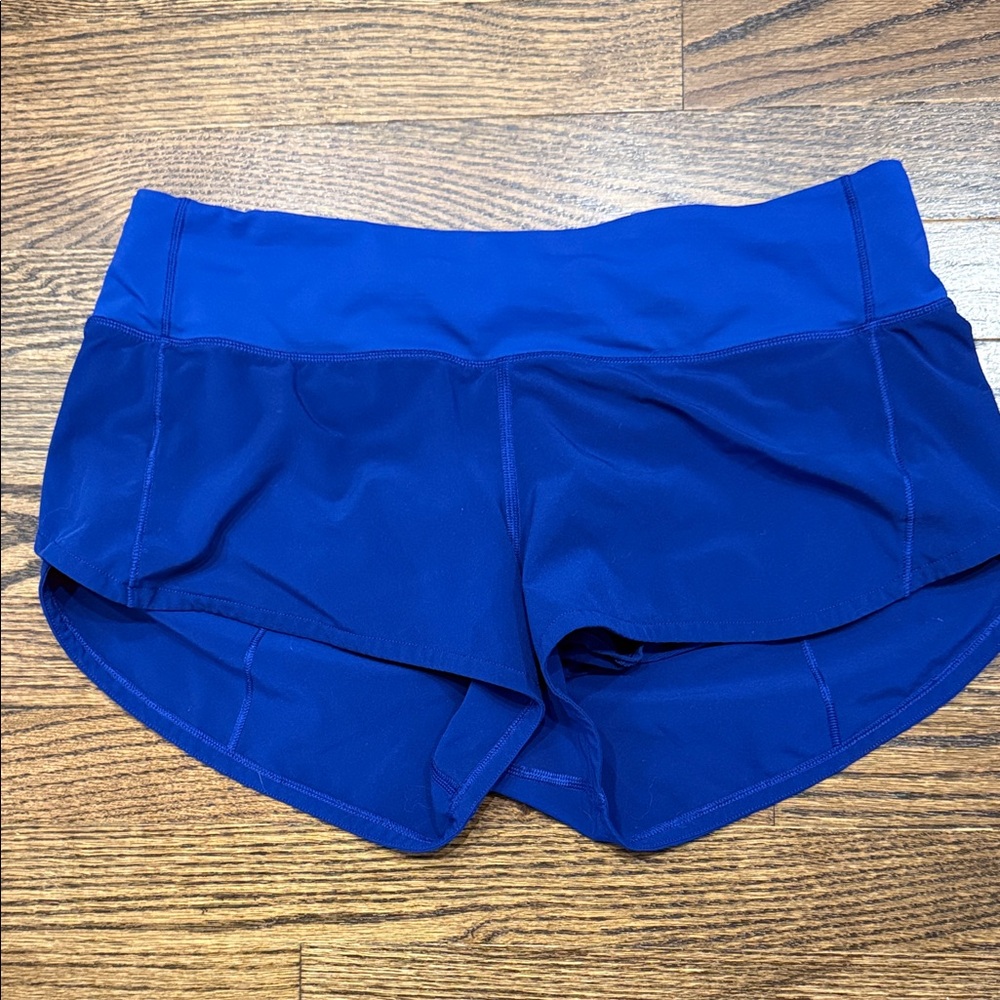 Lululemon Athletica Vibrant Blue Athletic Shorts